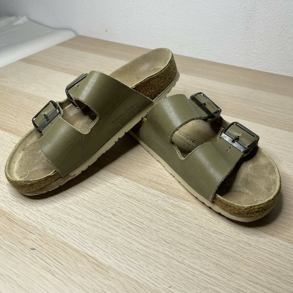 Birkenstock Arizona Sandals in Olive Green